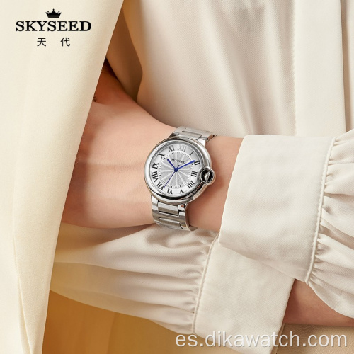 Reloj mecánico SKYSEED blue balloon para mujer.